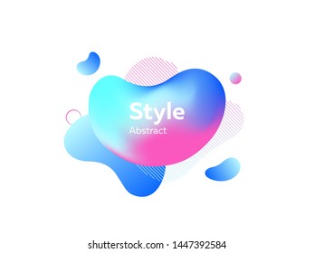 Multi-colored abstract dynamical shapes. Vector illustration. Can be used for advertising, marketing, presentation