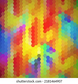 fondo geométrico abstracto multicolor. Fondo de mosaico de cuadrícula