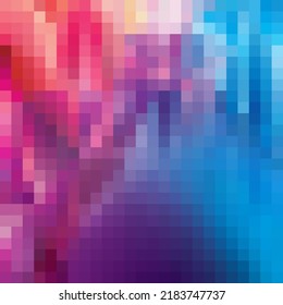 multicolored abstract geometric background. Grid Mosaic Background