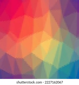 multicolored abstract geometric background. Grid Mosaic Background