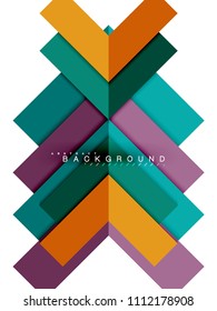 Multicolored abstract geometric shapes, geometry background for web banner, business presentation, ads package, print template, wallpaper