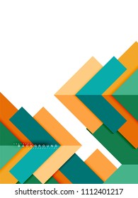 Multicolored abstract geometric shapes, geometry background for web banner, business presentation, ads package, print template, wallpaper