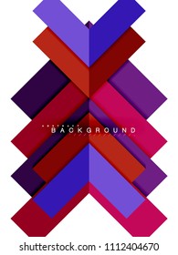 Abstrakte, mehrfarbige geometrische Formen, geometrischer Hintergrund für Webbanner, Geschäftspräsentation, Werbepaket, Druckvorlage, Bildschirmhintergrund