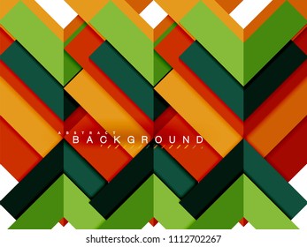 Multicolored abstract geometric shapes, geometry background for web banner, business presentation, ads package, print template, wallpaper