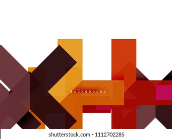 Formas geométricas abstratas multicoloridas, fundo geométrico para banner web, apresentação de negócios, pacote de anúncios, modelo de impressão, papel de parede