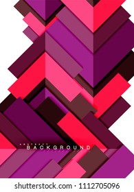 Abstrakte, mehrfarbige geometrische Formen, geometrischer Hintergrund für Webbanner, Geschäftspräsentation, Werbepaket, Druckvorlage, Bildschirmhintergrund