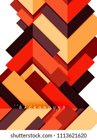 Formas geométricas abstractas multicolores, fondo geométrico para banner web, presentación comercial, paquete de anuncios, plantilla de impresión, fondo de pantalla