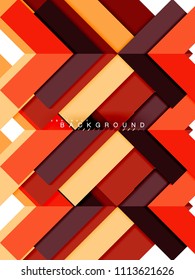 Multicolored abstract geometric shapes, geometry background for web banner, business presentation, ads package, print template, wallpaper