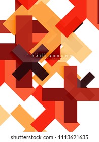 Formas geométricas abstractas multicolores, fondo geométrico para banner web, presentación comercial, paquete de anuncios, plantilla de impresión, fondo de pantalla