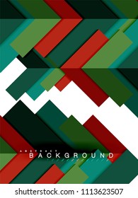 Formas geométricas abstratas multicoloridas, fundo geométrico para banner web, apresentação de negócios, pacote de anúncios, modelo de impressão, papel de parede