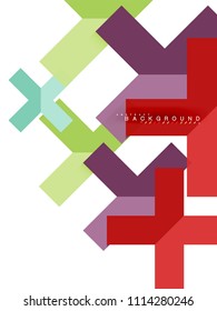 Multicolored abstract geometric shapes, geometry background for web banner, business presentation, ads package, print template, wallpaper