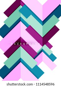 Multicolored abstract geometric shapes, geometry background for web banner, business presentation, ads package, print template, wallpaper