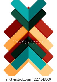 Formas geométricas abstractas multicolores, fondo geométrico para banner web, presentación comercial, paquete de anuncios, plantilla de impresión, fondo de pantalla