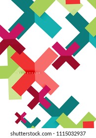 Formas geométricas abstractas multicolores, fondo geométrico para banner web, presentación comercial, paquete de anuncios, plantilla de impresión, fondo de pantalla