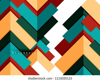 Abstrakte, mehrfarbige geometrische Formen, geometrischer Hintergrund für Webbanner, Geschäftspräsentation, Werbepaket, Druckvorlage, Bildschirmhintergrund