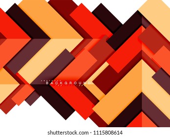 Formas geométricas abstractas multicolores, fondo geométrico para banner web, presentación comercial, paquete de anuncios, plantilla de impresión, fondo de pantalla