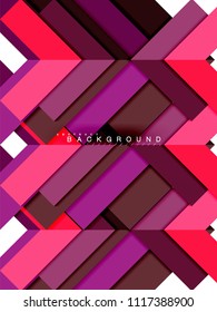 Formas geométricas abstractas multicolores, fondo geométrico para banner web, presentación comercial, paquete de anuncios, plantilla de impresión, fondo de pantalla