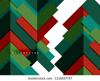 Abstrakte, mehrfarbige geometrische Formen, geometrischer Hintergrund für Webbanner, Geschäftspräsentation, Werbepaket, Druckvorlage, Bildschirmhintergrund