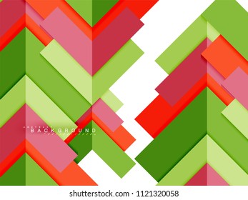 Multicolored abstract geometric shapes, geometry background for web banner, business presentation, ads package, print template, wallpaper