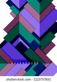 Abstrakte, mehrfarbige geometrische Formen, geometrischer Hintergrund für Webbanner, Geschäftspräsentation, Werbepaket, Druckvorlage, Bildschirmhintergrund