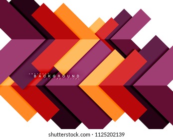 Multicolored abstract geometric shapes, geometry background for web banner, business presentation, ads package, print template, wallpaper