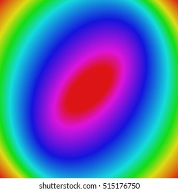 Multicolored abstract gradient elliptical background - vector illustration