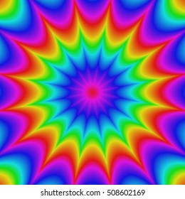 Multicolored abstract gradient star burst background design