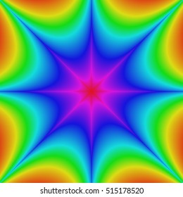 Multicolored abstract gradient star burst background design