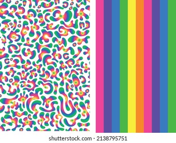 multicolored abstract pattern , retro style mosaic  design , geometric template and stripe set, free template,background images,grandient stock