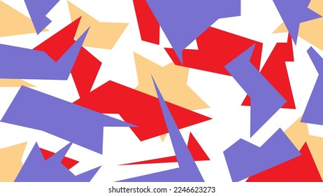 Multicolored abstract polygon background illustration geometric pattern for a web banner.