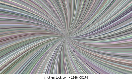 Multicolored abstract psychedelic swirl background - vector graphic with striped rays