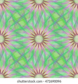 Multicolored abstract seamless fractal swirl pattern background