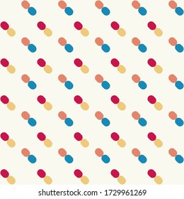 Multicolored abstract seamless pattern. Geometric patterns. Vector background