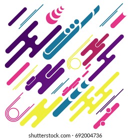 Multicolored abstract template. Eps10. Vector illustration.