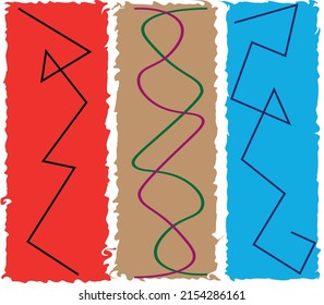 Multicolored abstract texture. Artistic style. Can be used in cover design, book design, poster, CD cover, flyer, website background or advertising. vector.eps