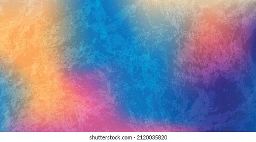 Multicolored abstract textured grunge background template - Vector illustration