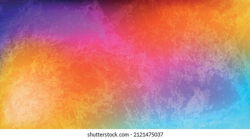 Multicolored abstract textured grunge background template - Vector illustration