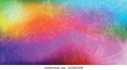 Multicolored abstract textured grunge background template - Vector illustration