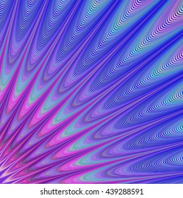 Multicolored abstract vector fractal digital art background design