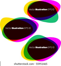 Multicolored abstract vector illustration. EPS 10 vector file included