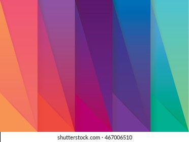 Multicolored abstract wallpaper pattern in material design style with colorful spectrum 