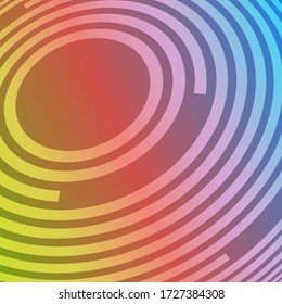 multicolored alien background with rounded lines patterns wallpaper for design
