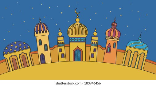 アラビアンナイト 城 の画像 写真素材 ベクター画像 Shutterstock