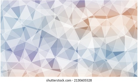 multicolored asymmetric triangular geometric background - orange, purple and white