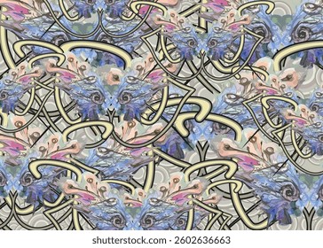 Multicolored backdrop with butterfly wings for textiles or covers. Ornamental butterfly motifs for fashion trends, business concepts, fabric, batiks, interiors, tiles, prints, dynamic posters, etc.