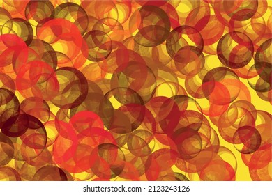 Multicolored background with abstract circles