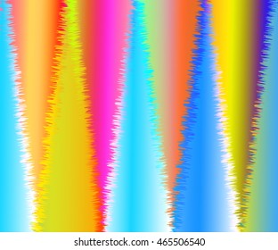 Multicolored background of abstract triangles with ragged sides