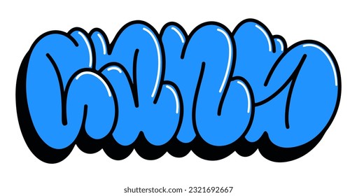 fondo multicolor, letras de graffiti, inscripciones de colores vivos al estilo del arte callejero del graffiti