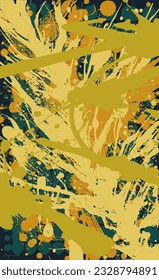 Fondo multicolor en forma de grano a partir de ramas de pintura