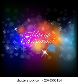 Multi-colored background. Merry Christmas. Vector illustration